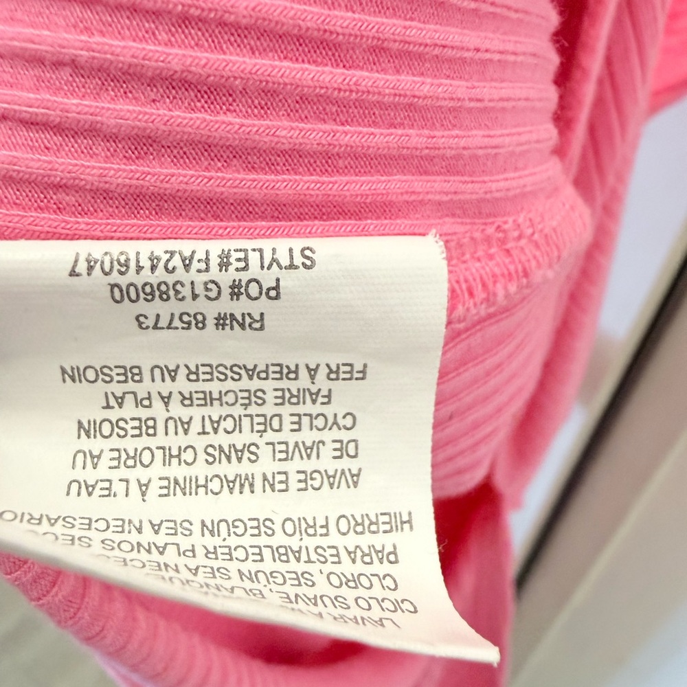 O’NEILL - LAGOON SOLID RIB KNIT MIDI DRESS pink size small - Picture 4 of 12